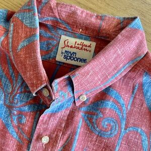 Reyn Spooner Men's Shirt in Red and Blue